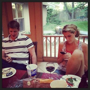 2013 07 Hanging with my sibs