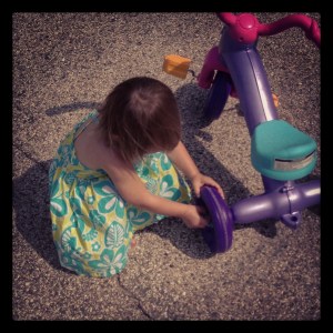 2013 08 Trikes with Carrie