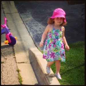 2013 08 Trikes with Ellie